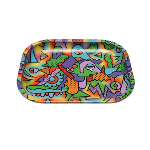 Mini Rolling Tray W/ Lid – Retro Trip