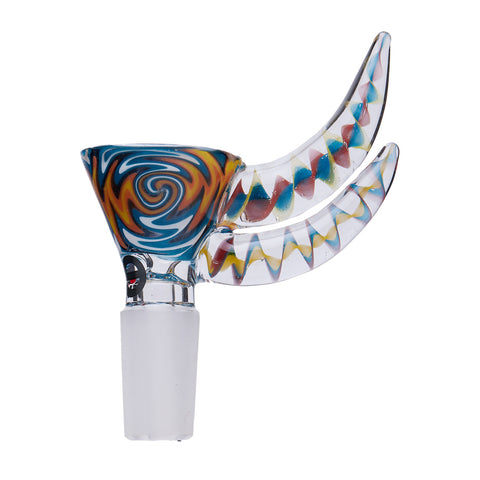 2" Wig Wag Dual Horn - Cheech Glass