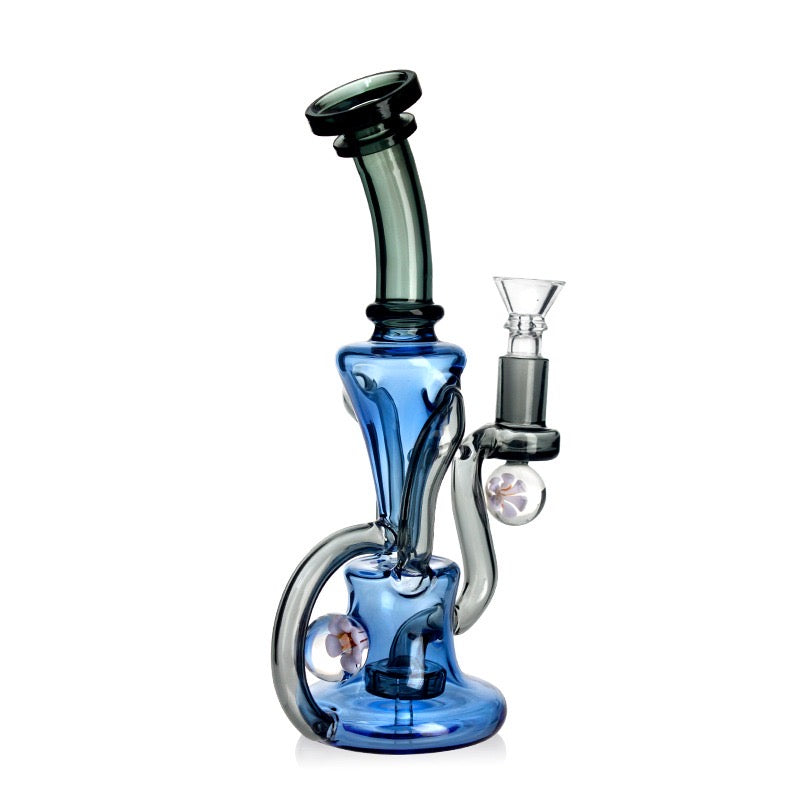 Recycler w/Flower Marble - 9”