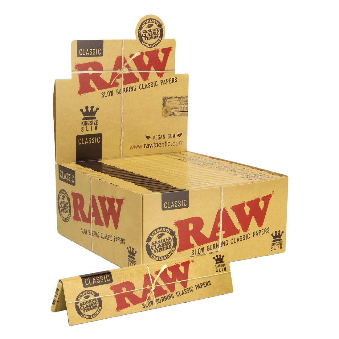 Raw Classic Papers - King Size Slim / Box of 50