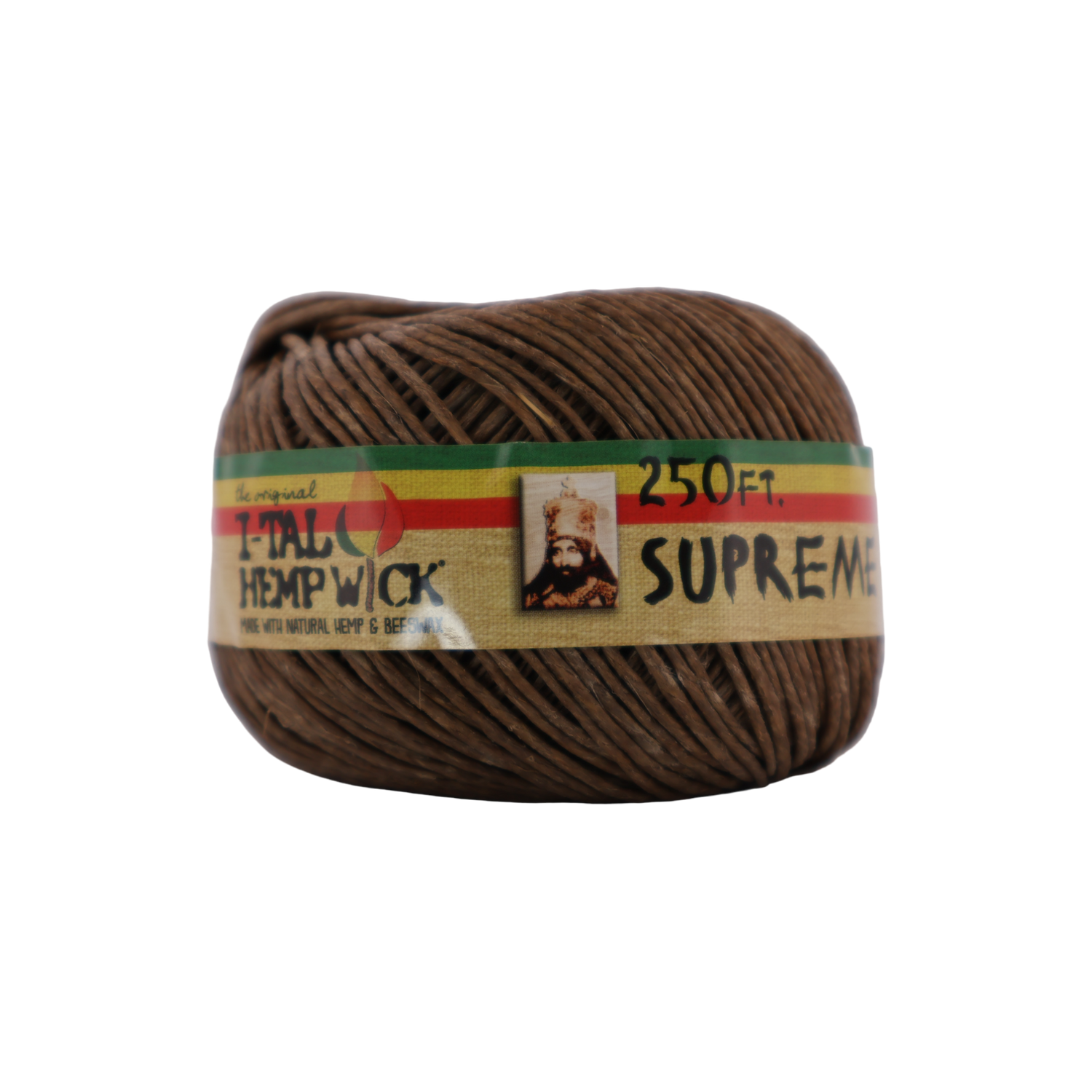 I-TAL ROLLED HEMP WICK 250 FT SUPREME SPOOL