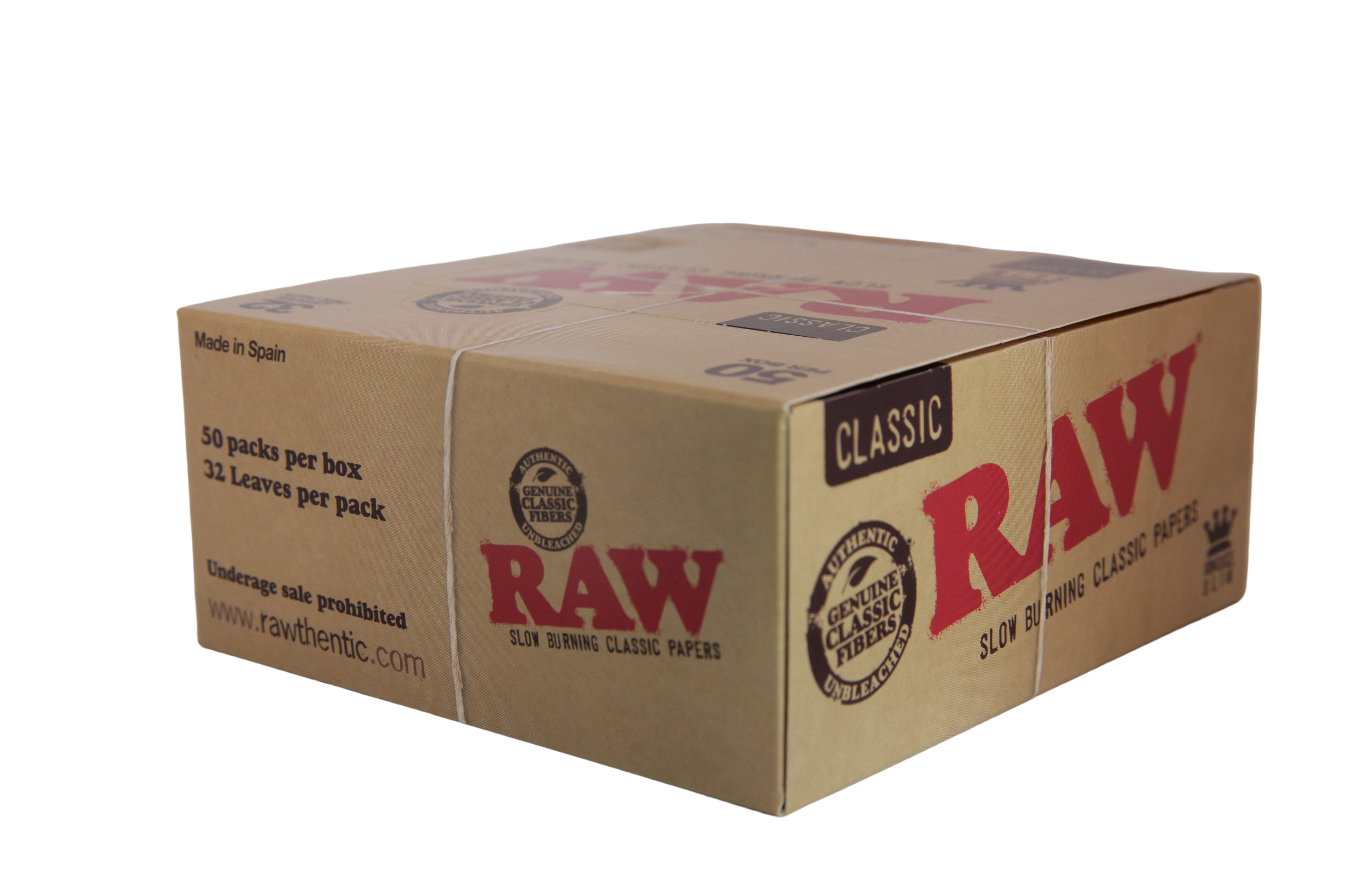 Raw Classic Papers - King Size Slim / Box of 50