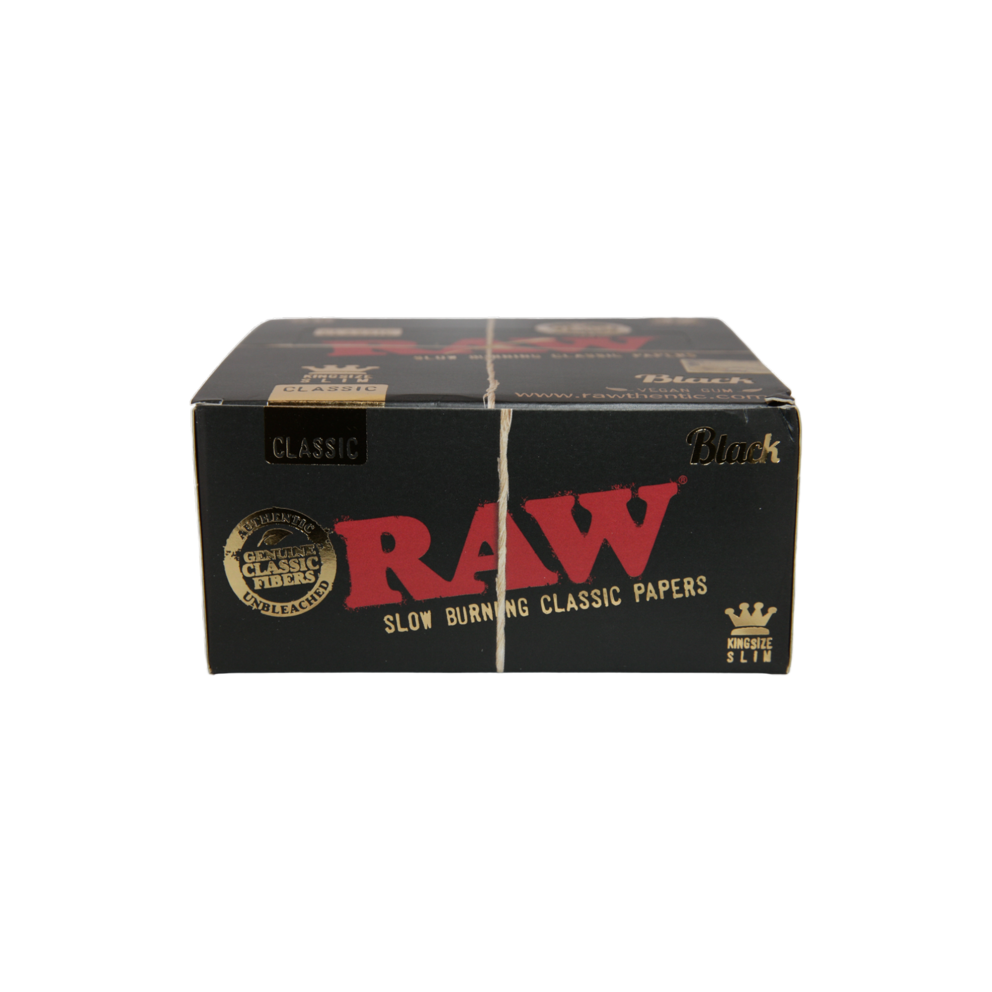 Raw Black Papers - King Size Slim / Box of 50