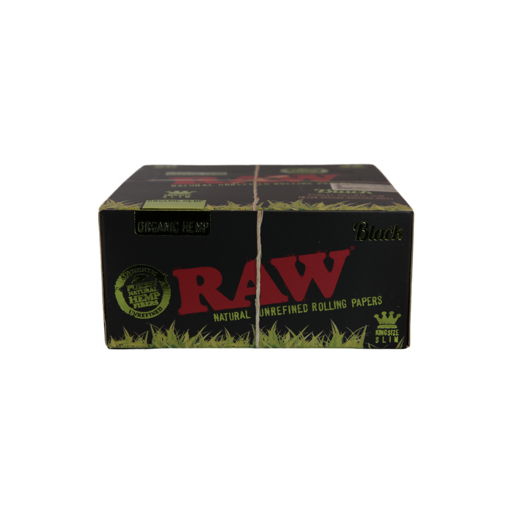 Raw Black Organic Hemp Papers - King Size Slim / Box of 50