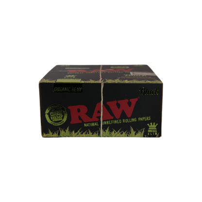 Raw Black Organic Hemp Papers - King Size Slim / Box of 50