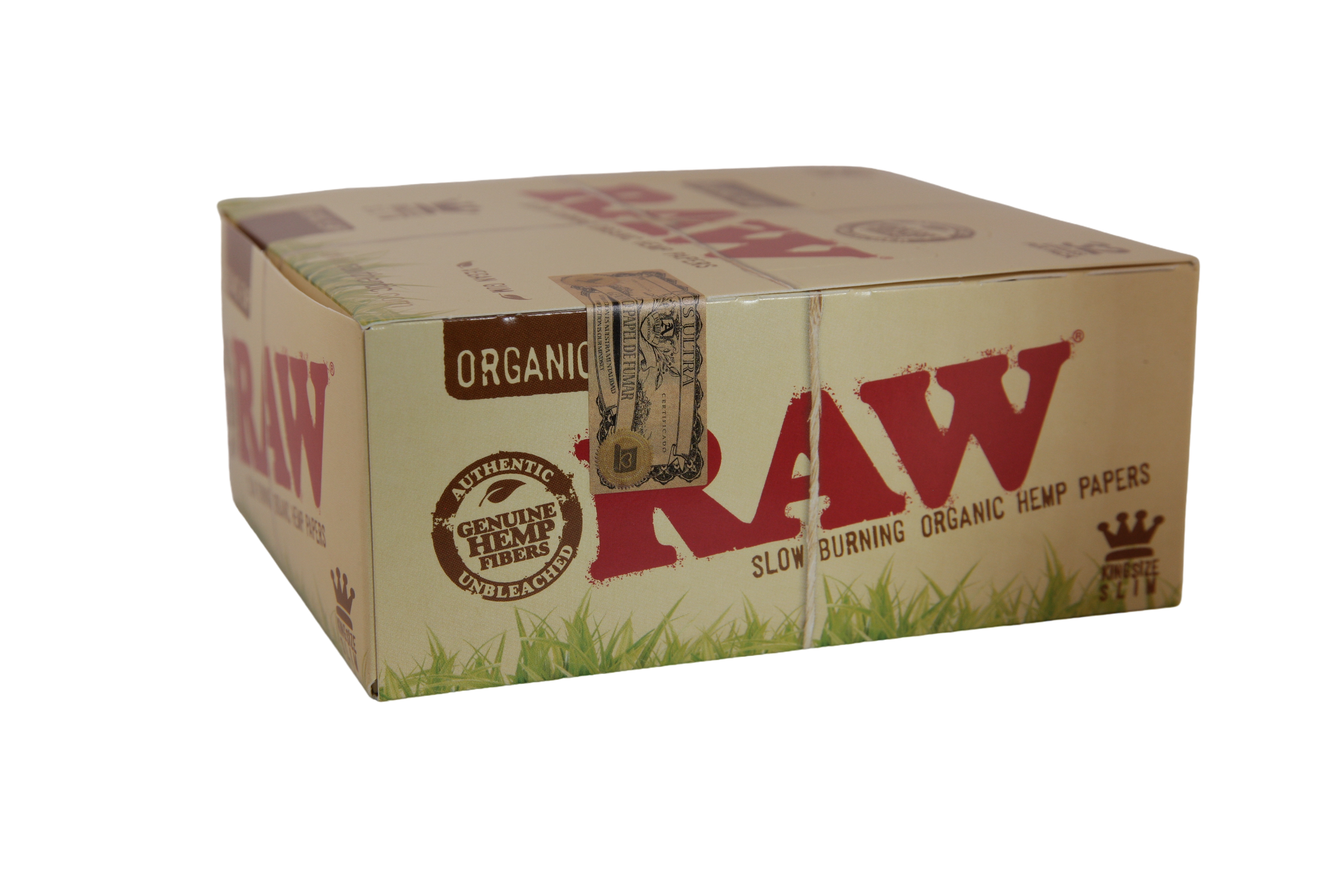 Raw Organic Hemp Papers - King Size Slim / Box of 50