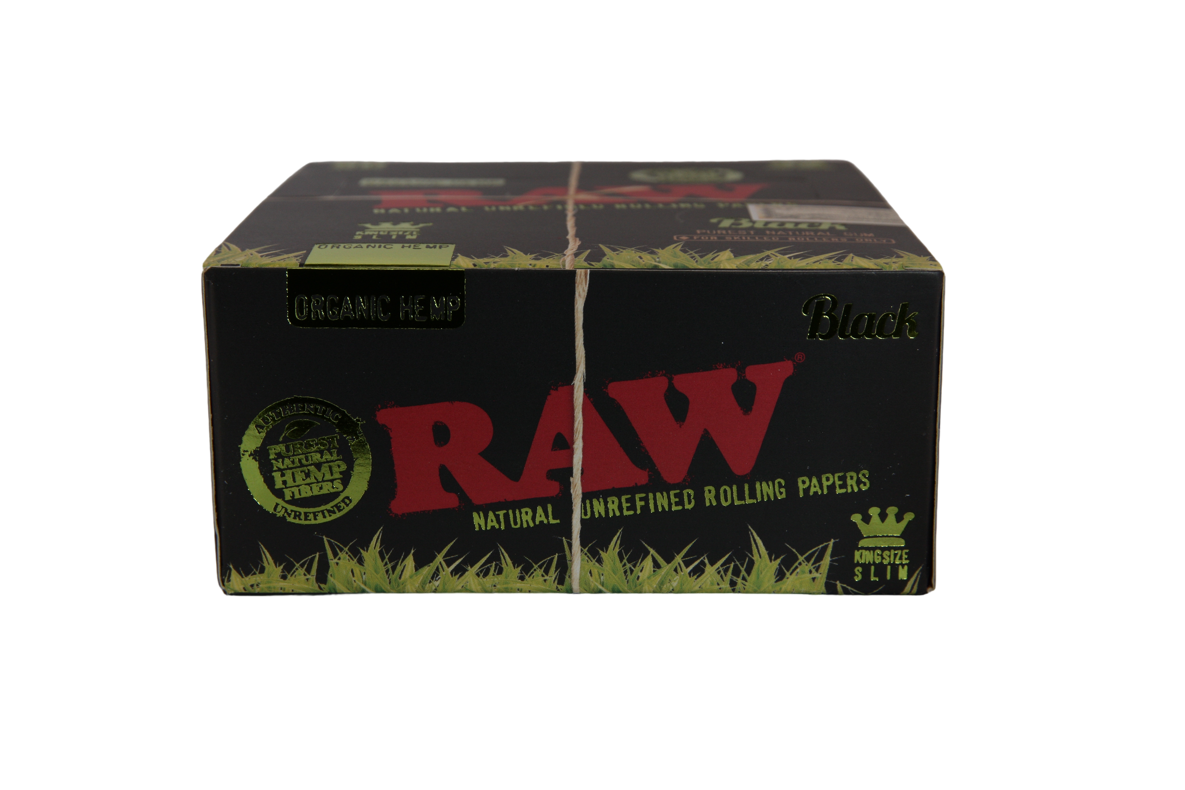 Raw Black Organic Hemp Papers - King Size Slim / Box of 50