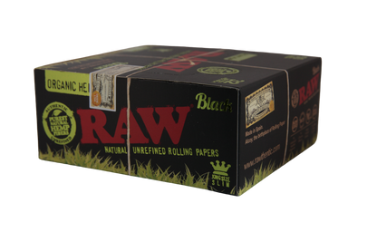 Raw Black Organic Hemp Papers - King Size Slim / Box of 50