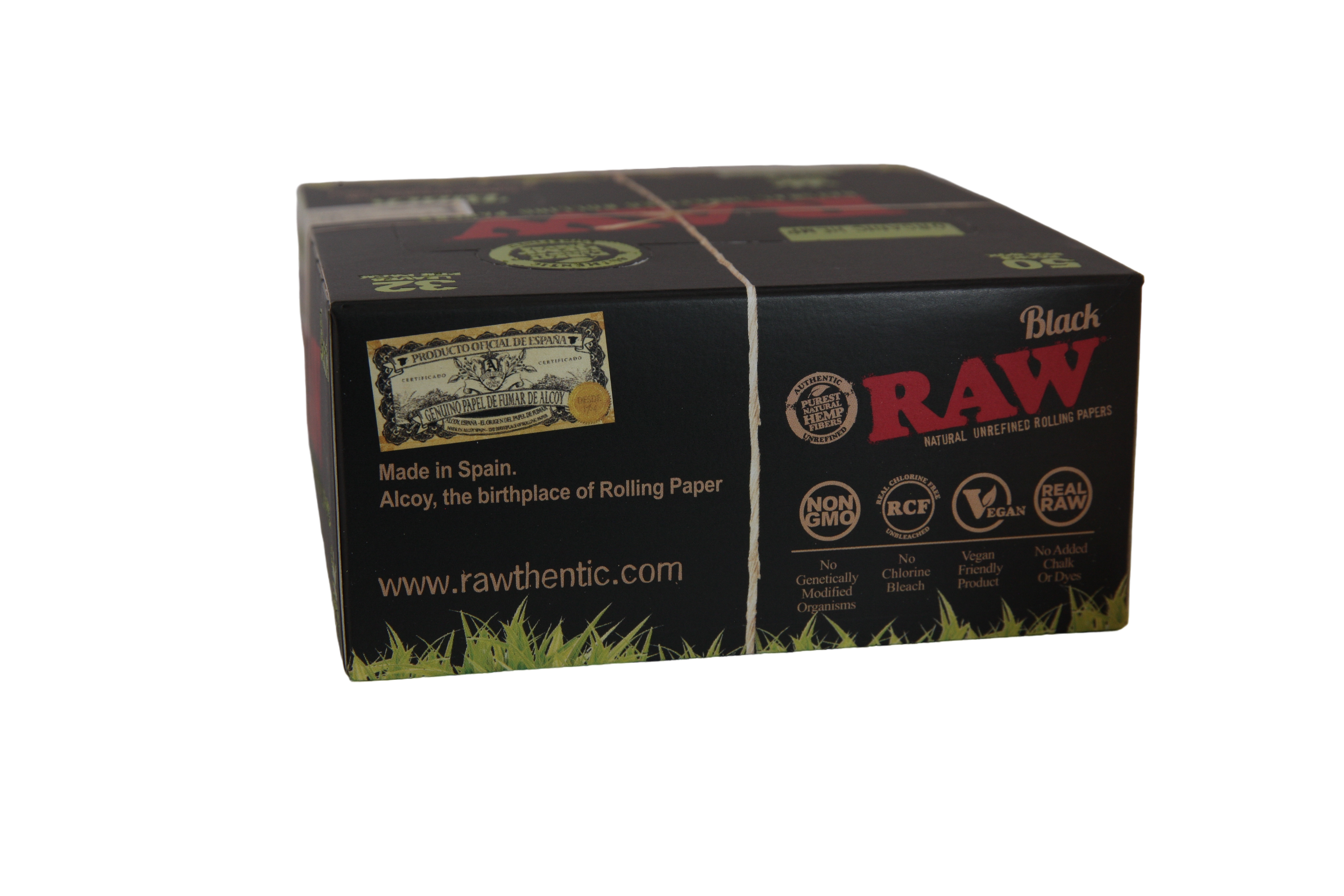 Raw Black Organic Hemp Papers - King Size Slim / Box of 50