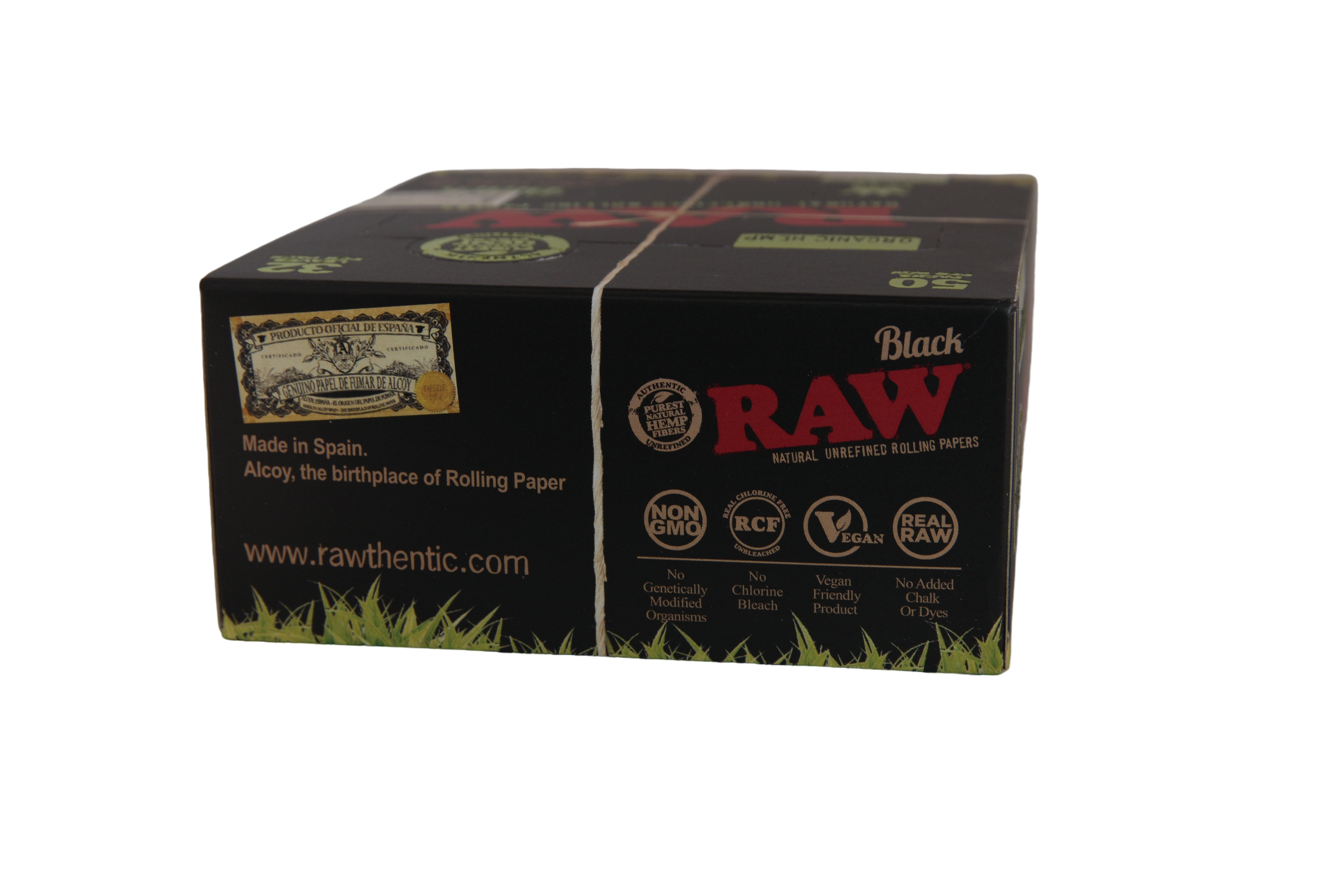 Raw Black Organic Hemp Papers - King Size Slim / Box of 50