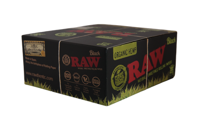 Raw Black Organic Hemp Papers - King Size Slim / Box of 50