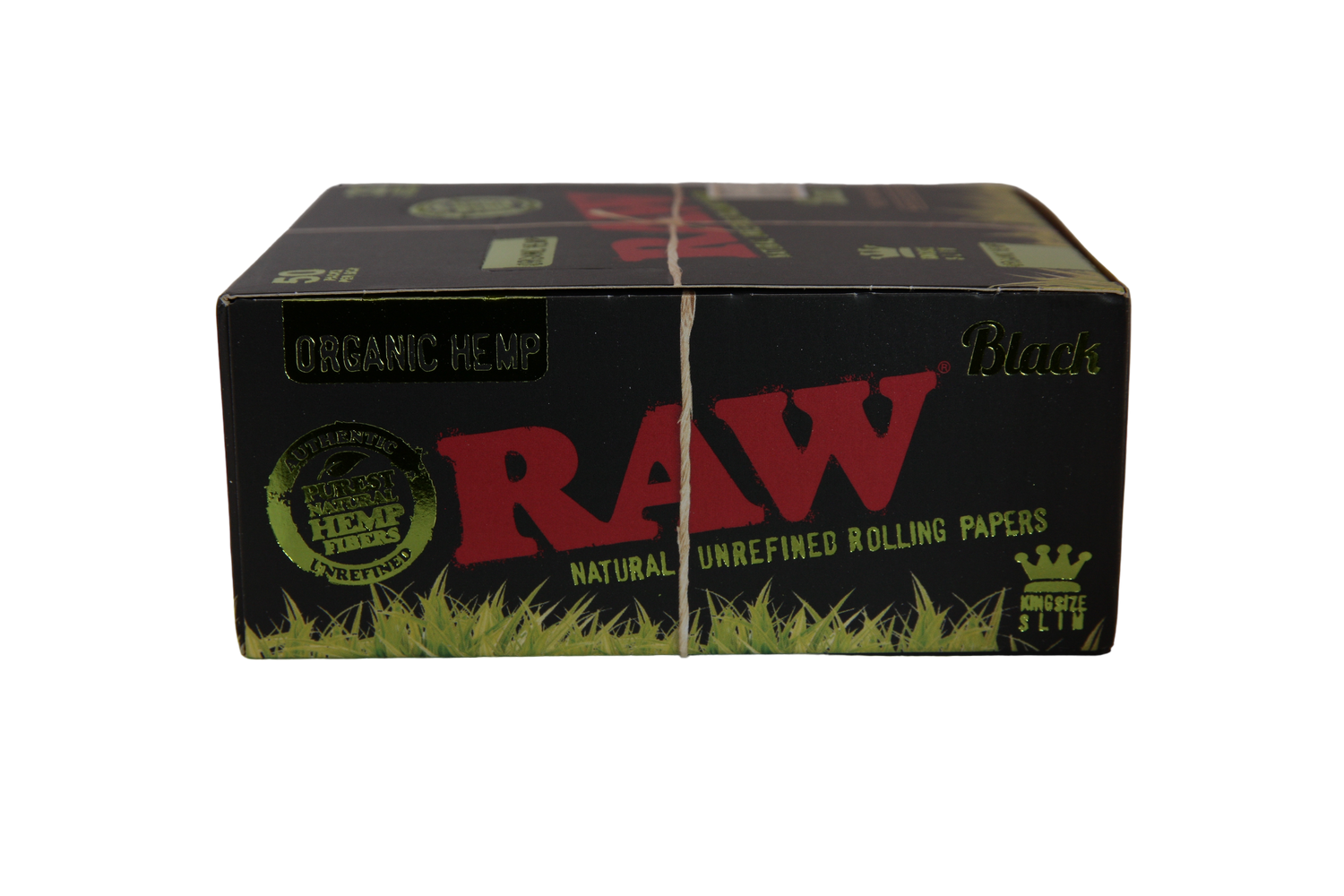 Raw Black Organic Hemp Papers - King Size Slim / Box of 50