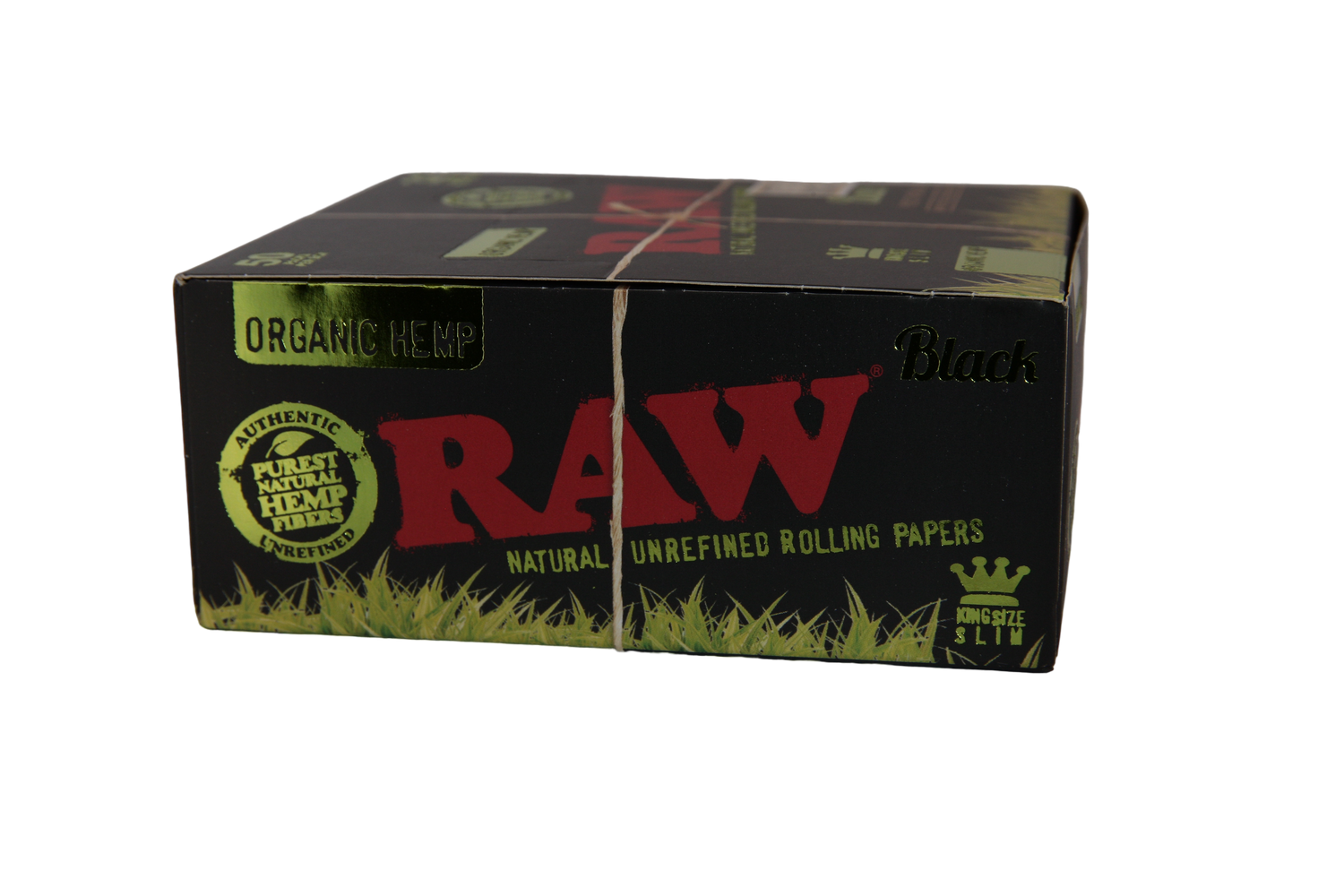 Raw Black Organic Hemp Papers - King Size Slim / Box of 50