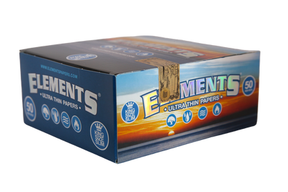 Elements Ultra Thin Rice Papers - King Size Slim / Box of 50