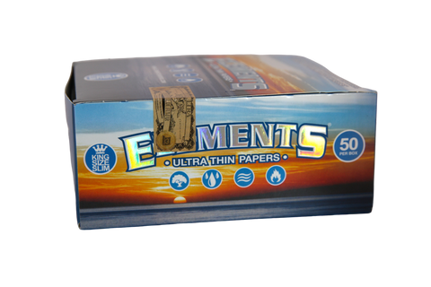 Elements Ultra Thin Rice Papers - King Size Slim / Box of 50