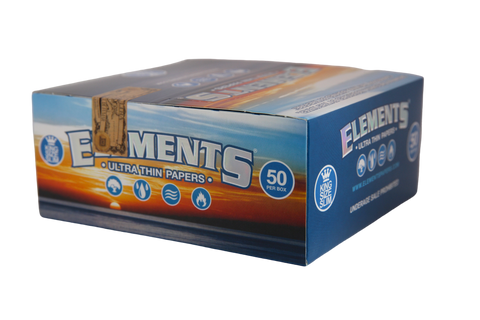 Elements Ultra Thin Rice Papers - King Size Slim / Box of 50