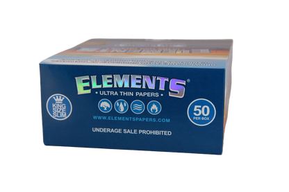 Elements Ultra Thin Rice Papers - King Size Slim / Box of 50