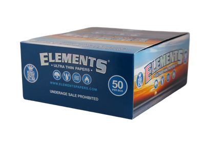 Elements Ultra Thin Rice Papers - King Size Slim / Box of 50