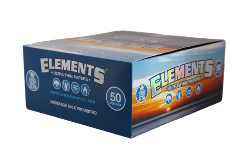 Elements Ultra Thin Rice Papers - King Size Slim / Box of 50