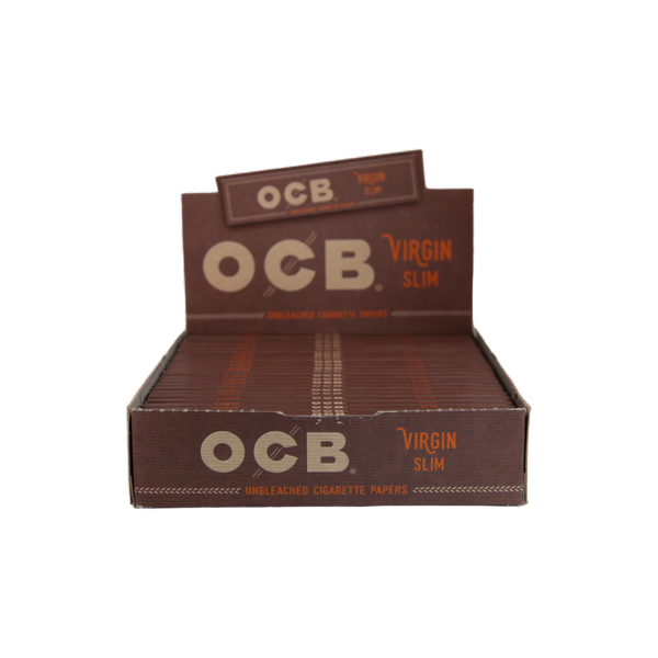 OCB Virgin Papers - King Size Slim / Box of 24