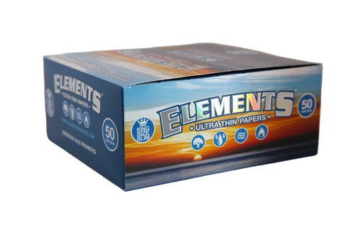 Elements Ultra Thin Rice Papers - King Size Slim / Box of 50