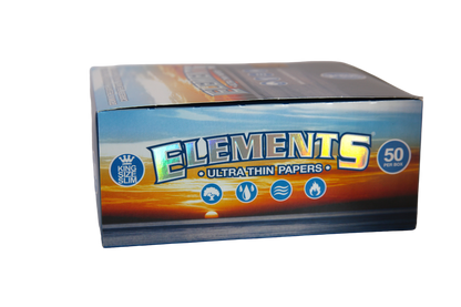 Elements Ultra Thin Rice Papers - King Size WIDE / Box of 50