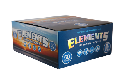 Elements Ultra Thin Rice Papers - King Size WIDE / Box of 50