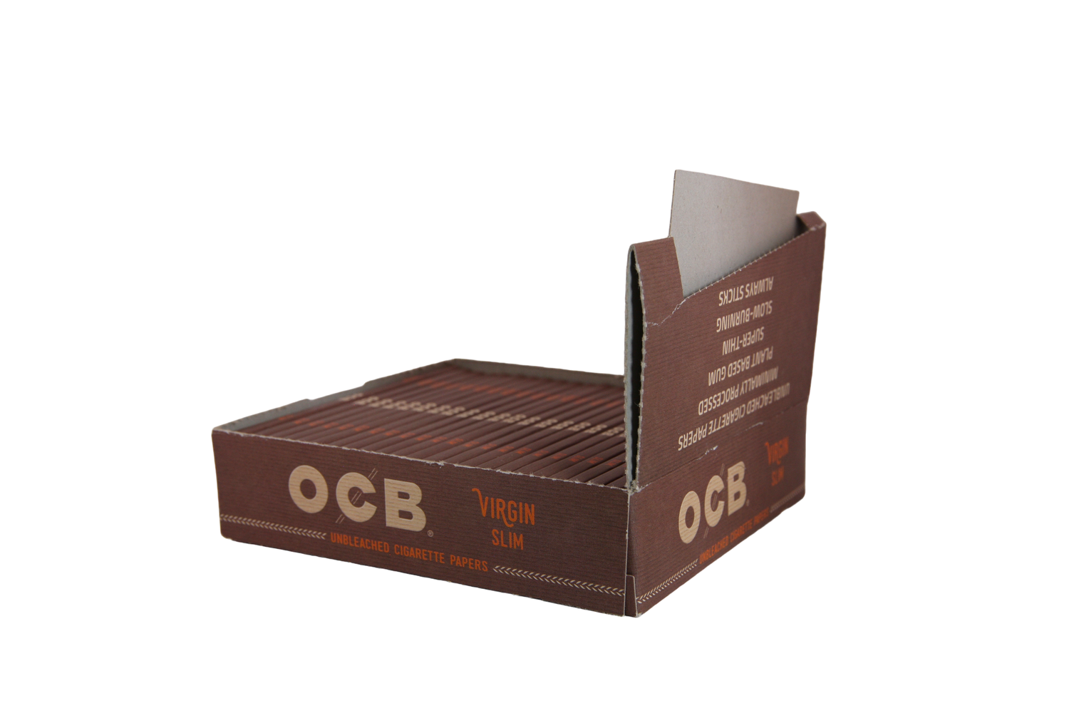 OCB Virgin Papers - King Size Slim / Box of 24