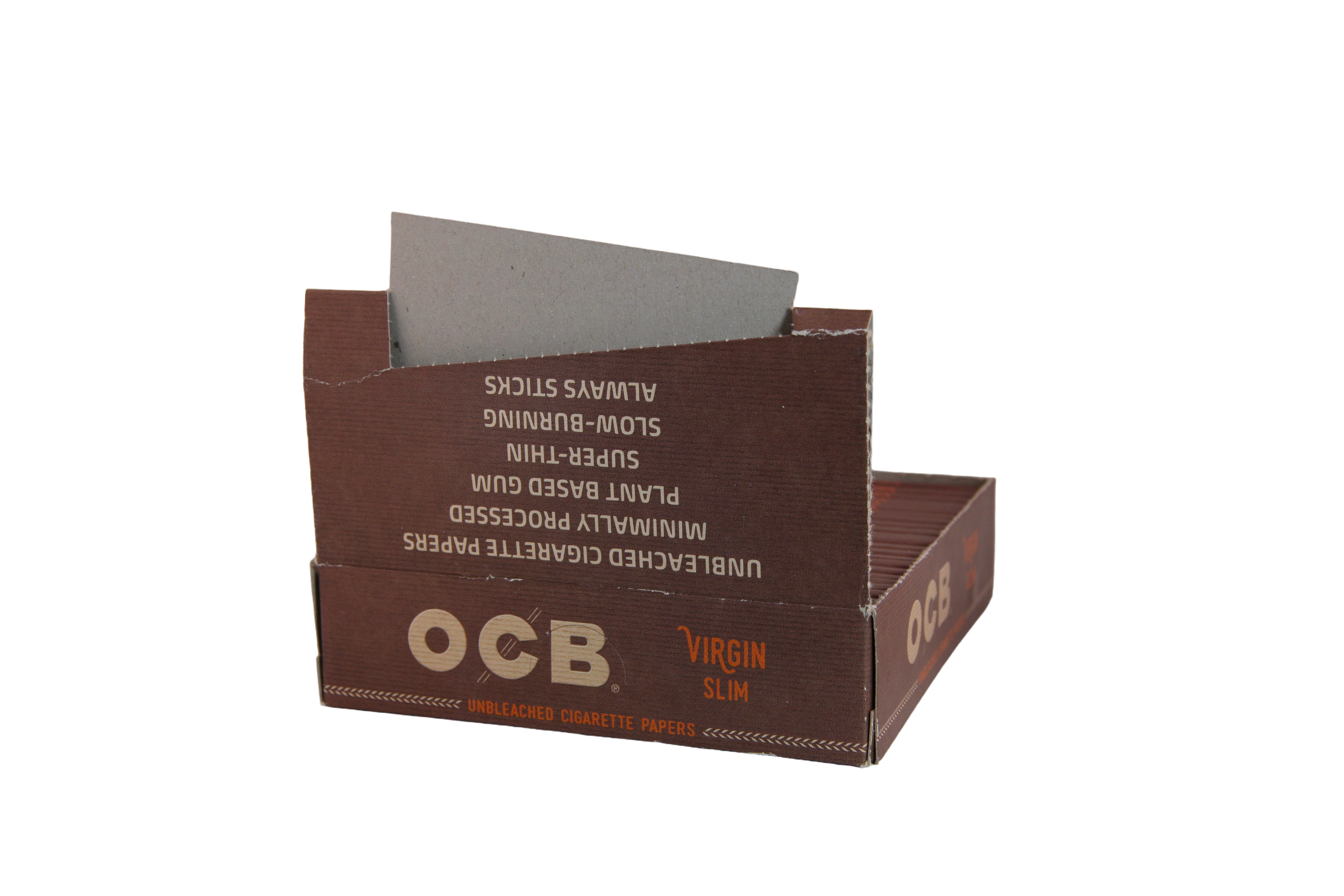 OCB Virgin Papers - King Size Slim / Box of 24