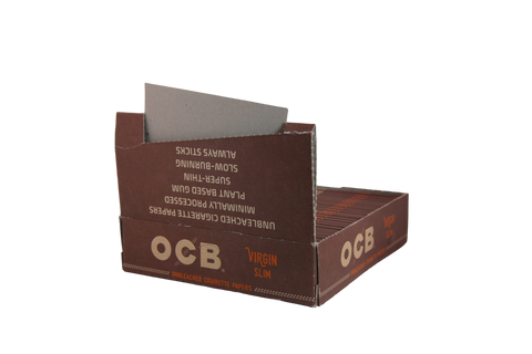 OCB Virgin Papers - King Size Slim / Box of 24