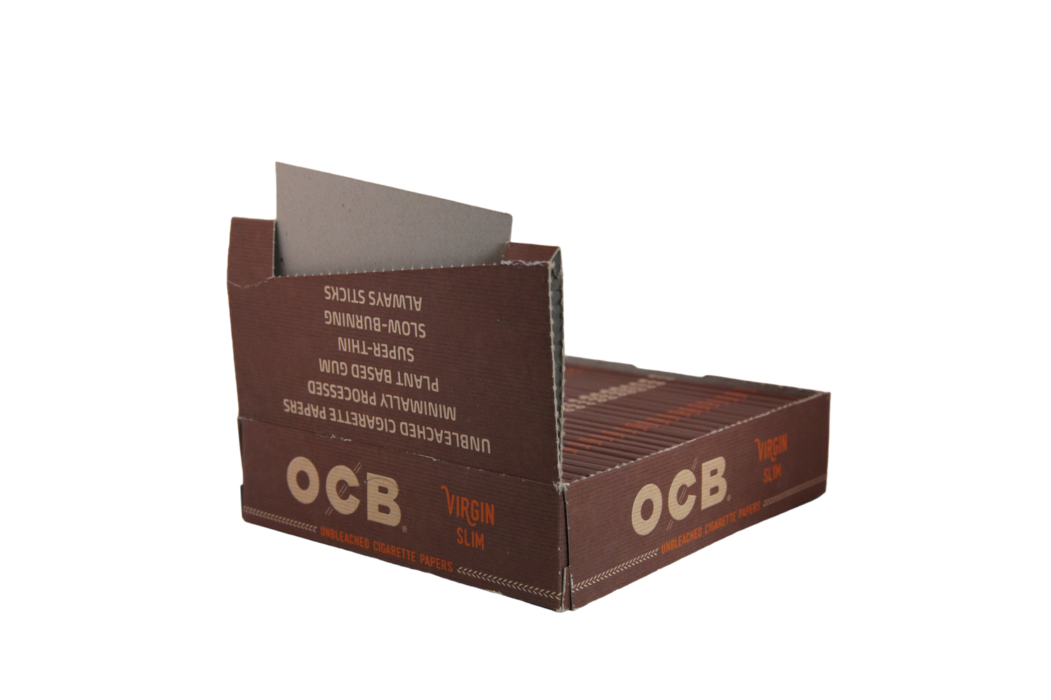 OCB Virgin Papers - King Size Slim / Box of 24