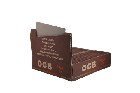 OCB Virgin Papers - King Size Slim / Box of 24