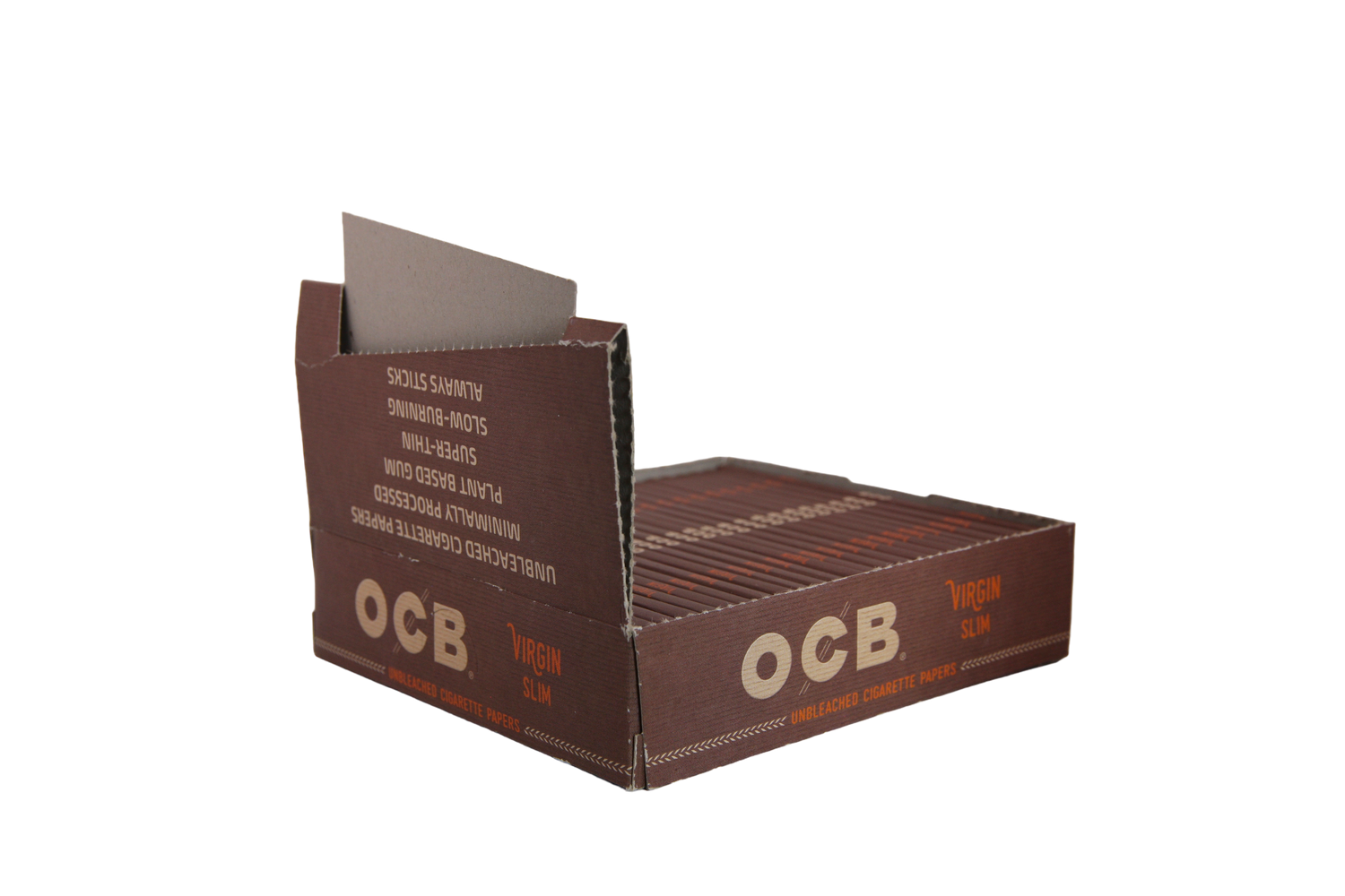 OCB Virgin Papers - King Size Slim / Box of 24