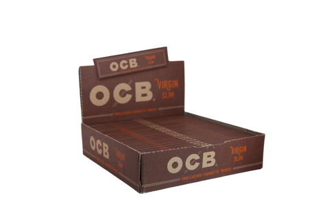 OCB Virgin Papers - King Size Slim / Box of 24