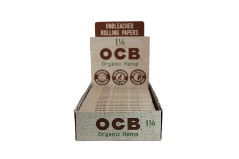 OCB Organic Hemp Papers - 1 1/4 / Box of 24