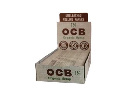 OCB Organic Hemp Papers - 1 1/4 / Box of 24