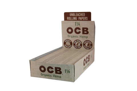 OCB Organic Hemp Papers - 1 1/4 / Box of 24