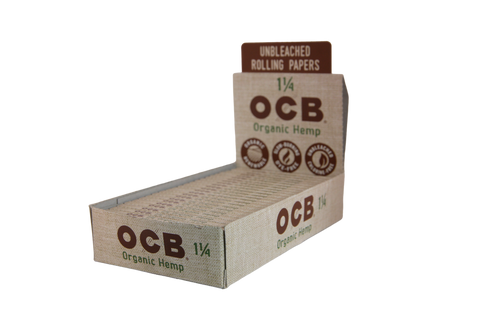 OCB Organic Hemp Papers - 1 1/4 / Box of 24