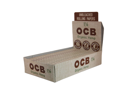 OCB Organic Hemp Papers - 1 1/4 / Box of 24