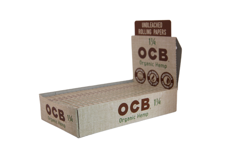 OCB Organic Hemp Papers - 1 1/4 / Box of 24