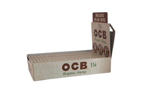 OCB Organic Hemp Papers - 1 1/4 / Box of 24