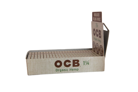 OCB Organic Hemp Papers - 1 1/4 / Box of 24