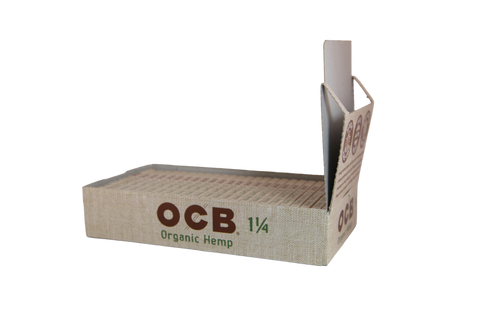 OCB Organic Hemp Papers - 1 1/4 / Box of 24