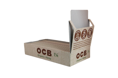 OCB Organic Hemp Papers - 1 1/4 / Box of 24