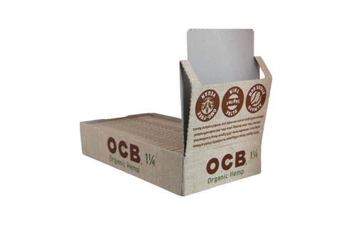 OCB Organic Hemp Papers - 1 1/4 / Box of 24