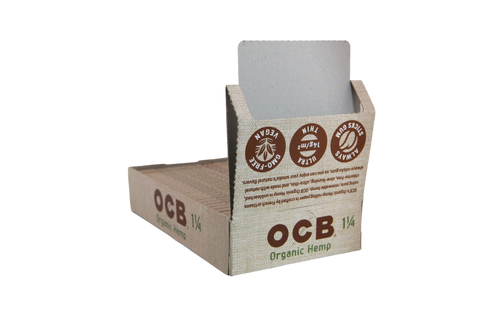 OCB Organic Hemp Papers - 1 1/4 / Box of 24