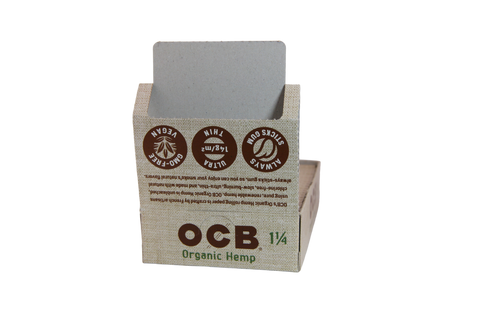 OCB Organic Hemp Papers - 1 1/4 / Box of 24