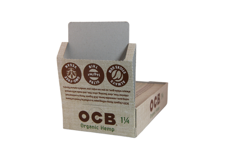 OCB Organic Hemp Papers - 1 1/4 / Box of 24