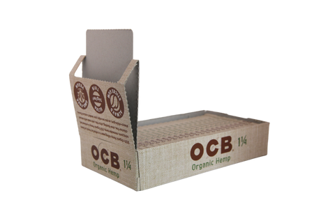 OCB Organic Hemp Papers - 1 1/4 / Box of 24