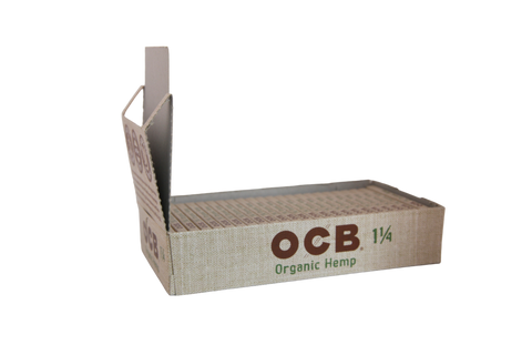 OCB Organic Hemp Papers - 1 1/4 / Box of 24